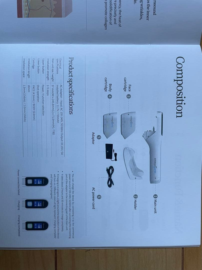 家用美顔器　OMEGA Sonic(ELFU-200)