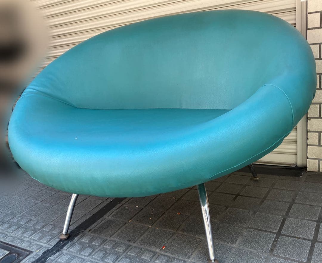 スペースエイジ　ラウンジチェア　1.5人掛け シングルソファ　ミッドセンチュリー