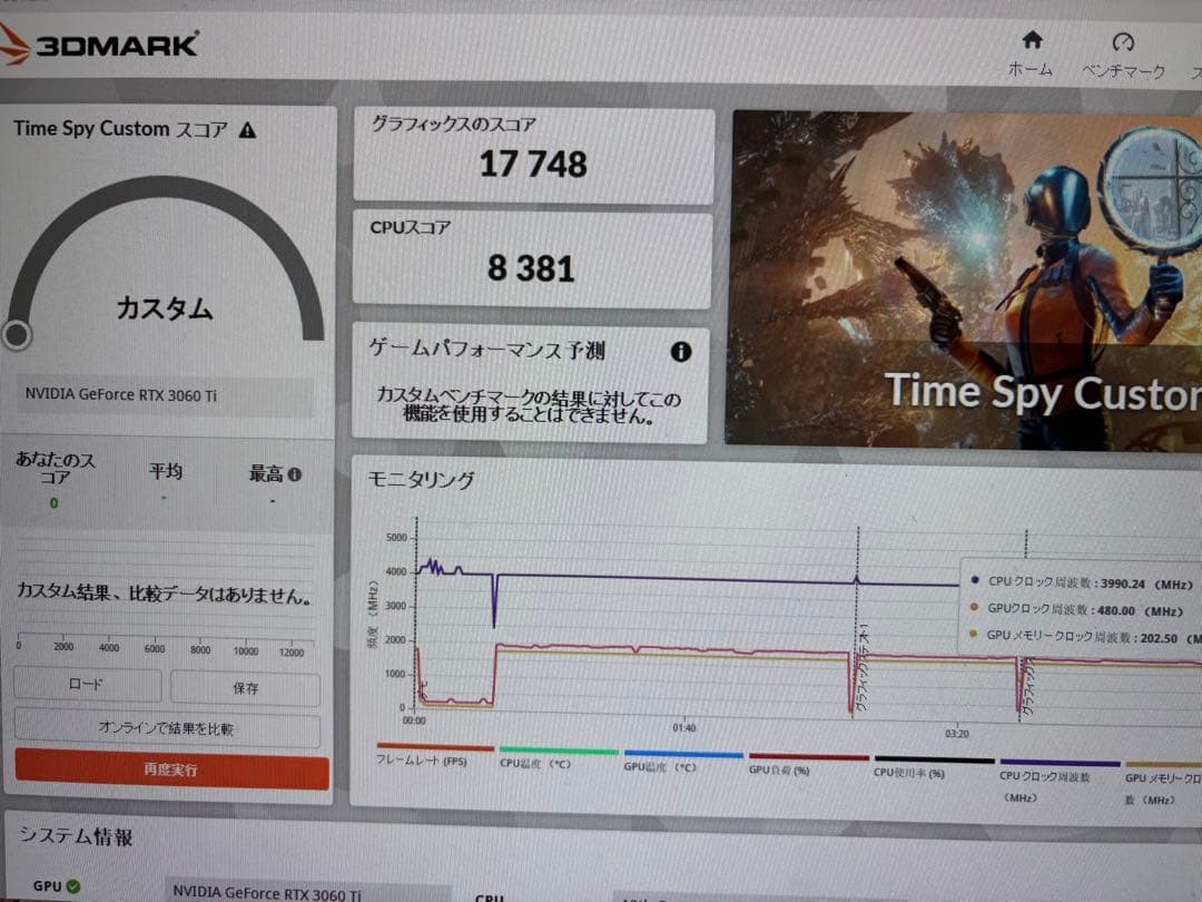 グラフィックボード・グラボ・ビデオカード MSI GeForce RTX 3060 Ti GAMING X 8G LHR