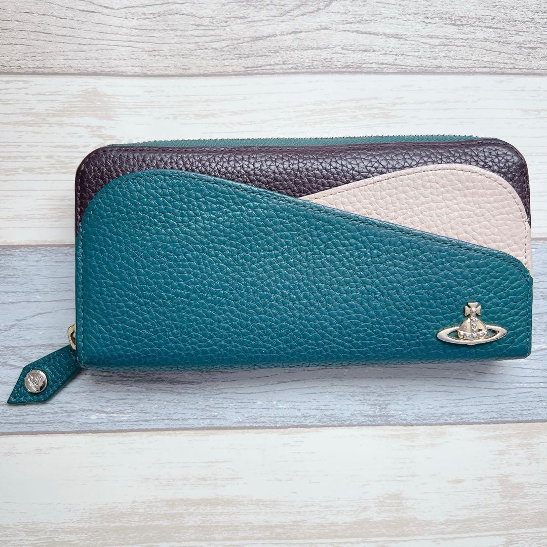 ヴィヴィアンウエストウッド　長財布　グリーン