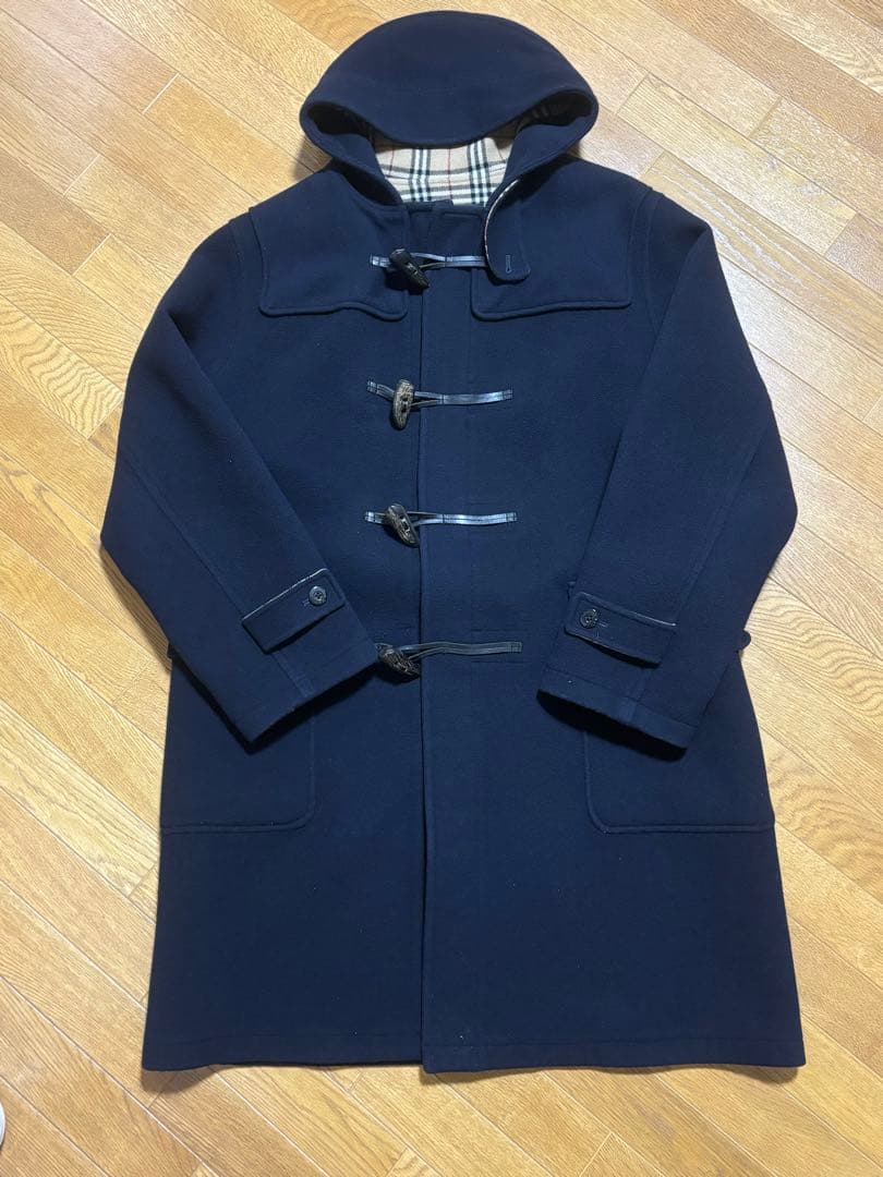 バーバリーブラックレーベル　ダッフルコート　ノバチェック　美品