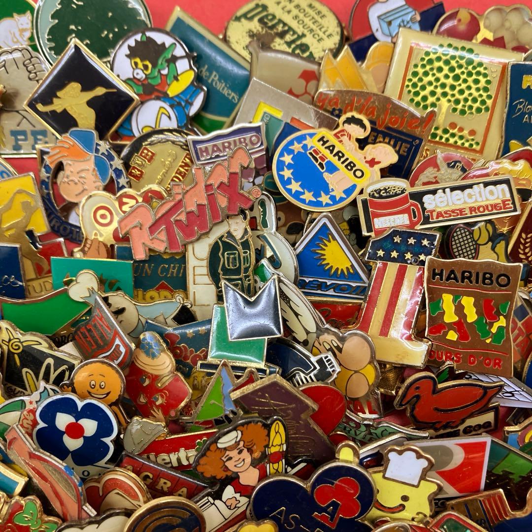 フランス雑貨★ピンバッジ大量200個セット★