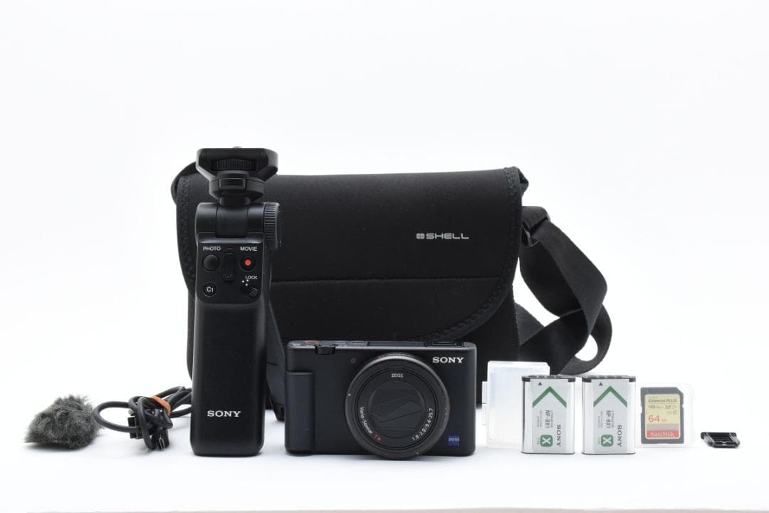 ソニー SONY ZV-1 VLOGCAM 《シューティンググリップ・SD付属》