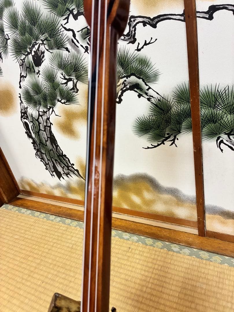 沖縄三線　エーマクルチ　本蛇皮一枚張り！