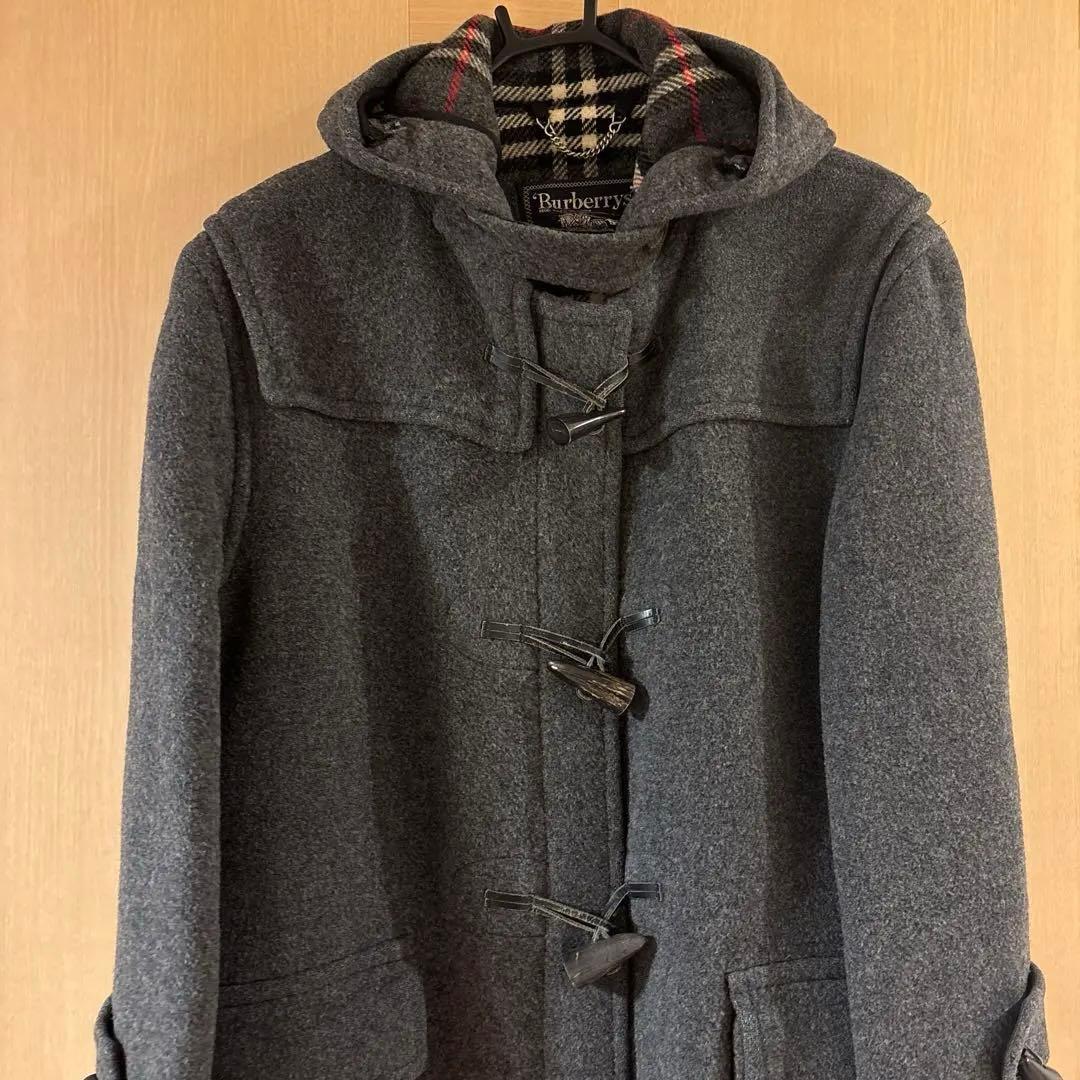 BURBERRY バーバリー ダッフルコート ウール グレー