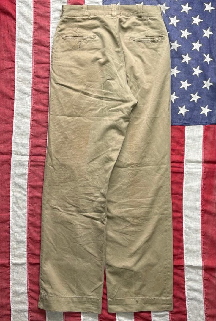 60s u.s.army アーミーチノ トラウザー コットン ミリタリー