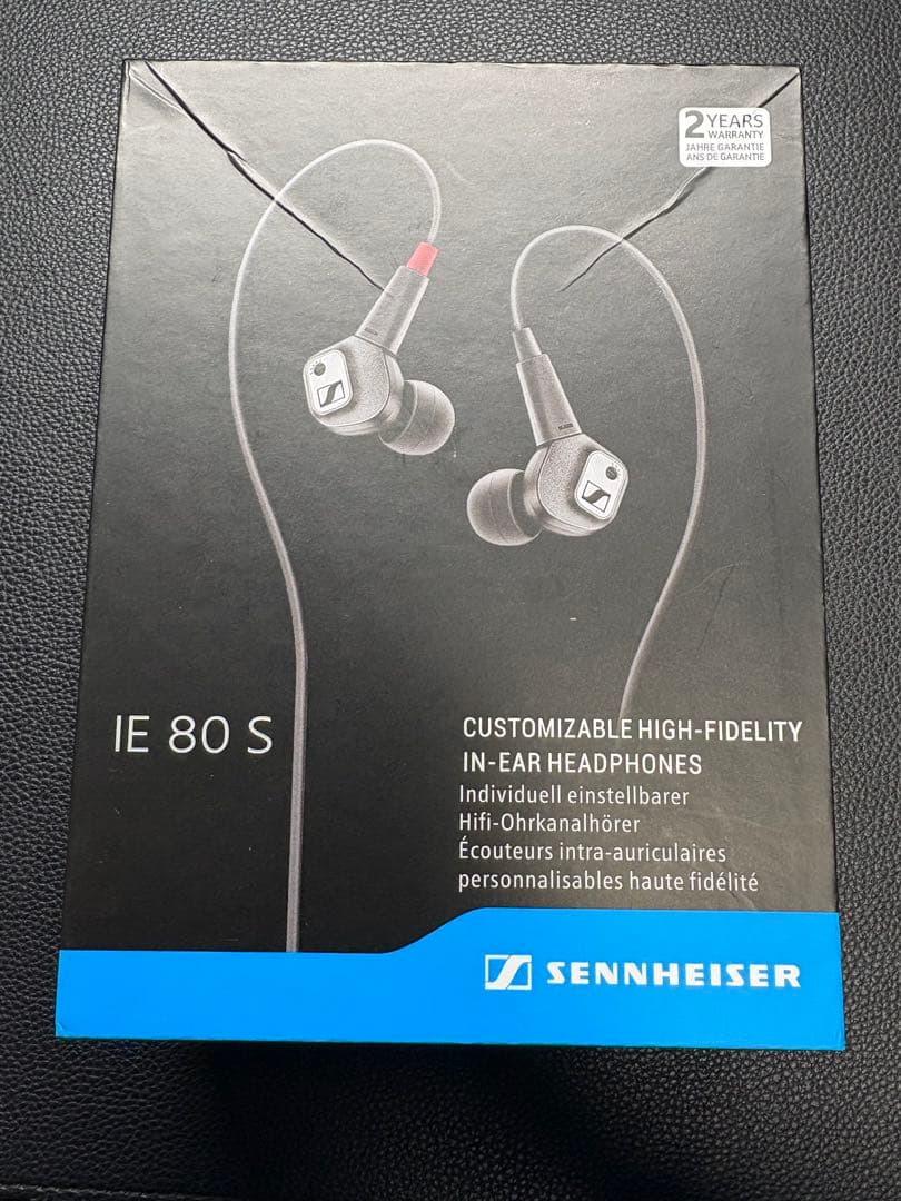 Sennheiser IE 80 S + ケース + 変換アダプタ2種