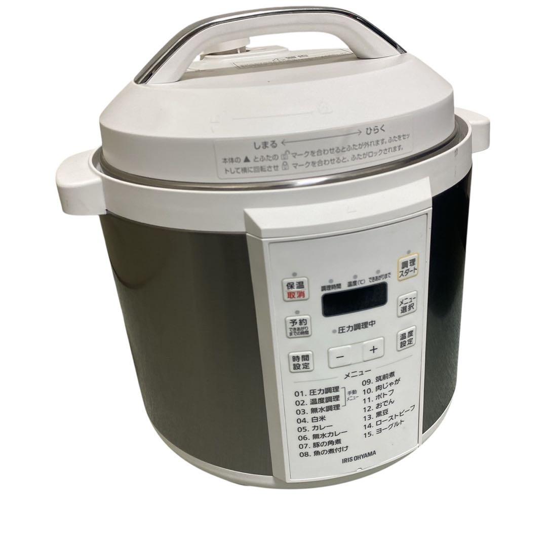 IRIS OYAMA 電気圧力鍋　PC-EMA6-W