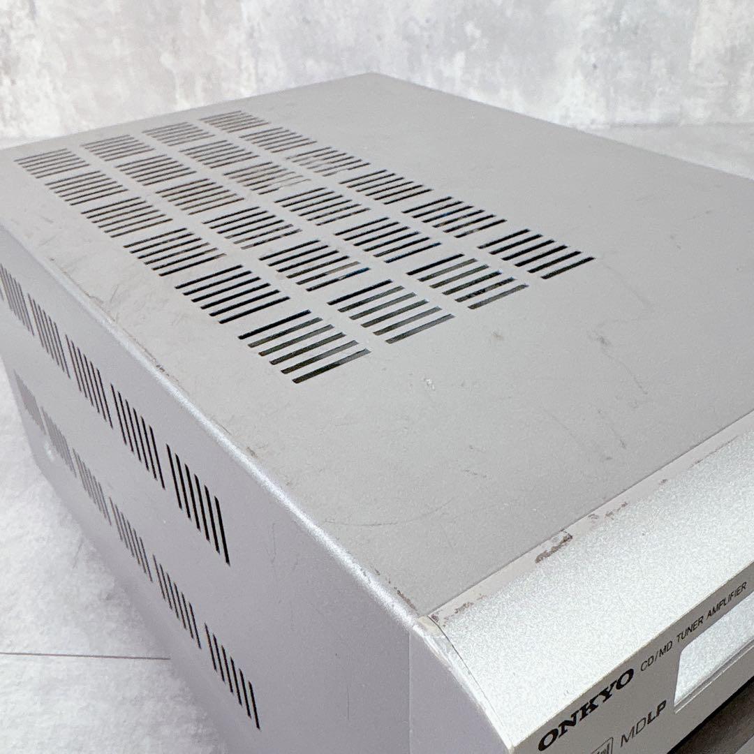 V622 ONKYO FR-9GX CD MD チューナーアンプ オーディオ機器