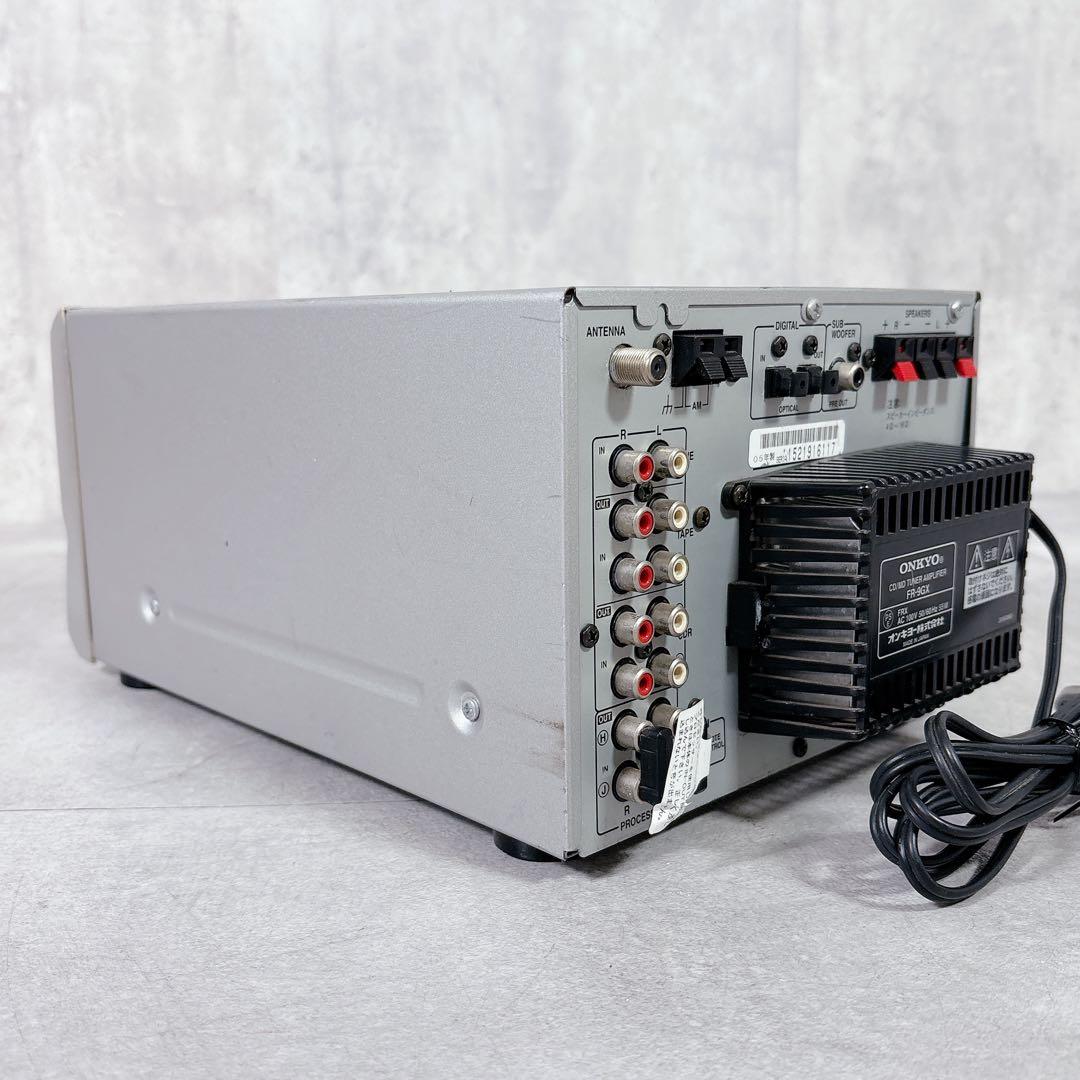 V622 ONKYO FR-9GX CD MD チューナーアンプ オーディオ機器