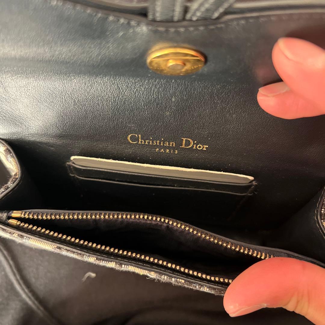 Dior Saddle Pouch CA ベージュ/ブラック