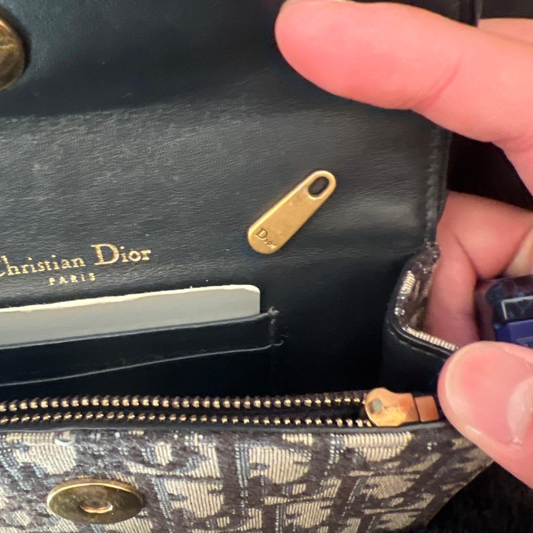 Dior Saddle Pouch CA ベージュ/ブラック