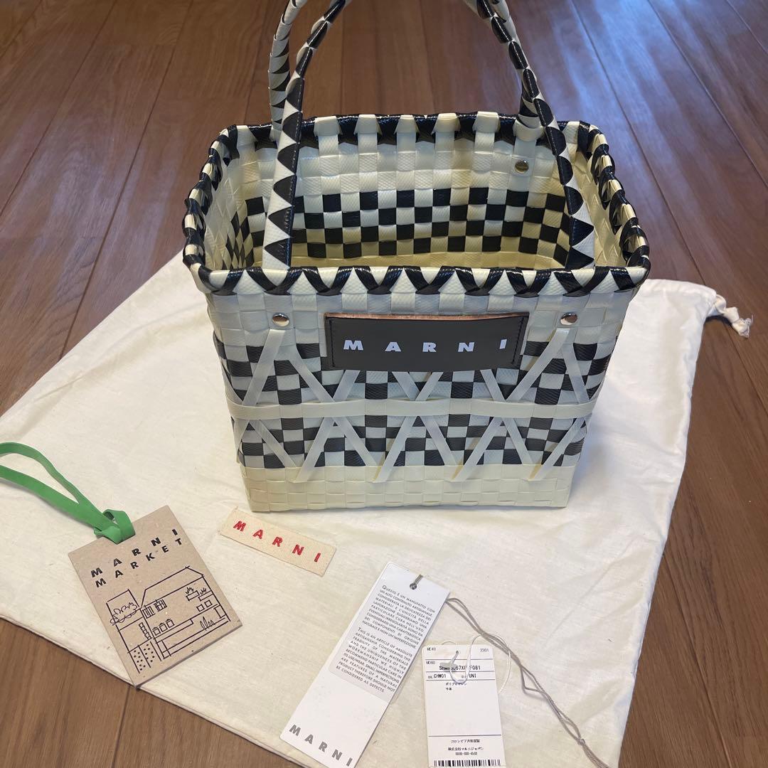 マルニ　マーケット　かご　バッグ　MARNI