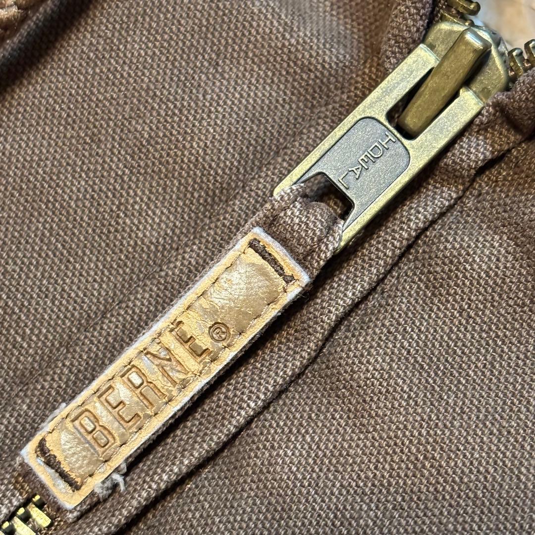 【激レア】 Berne ベルン アクティブジャケット コーンロゴ 刺繍 ダック