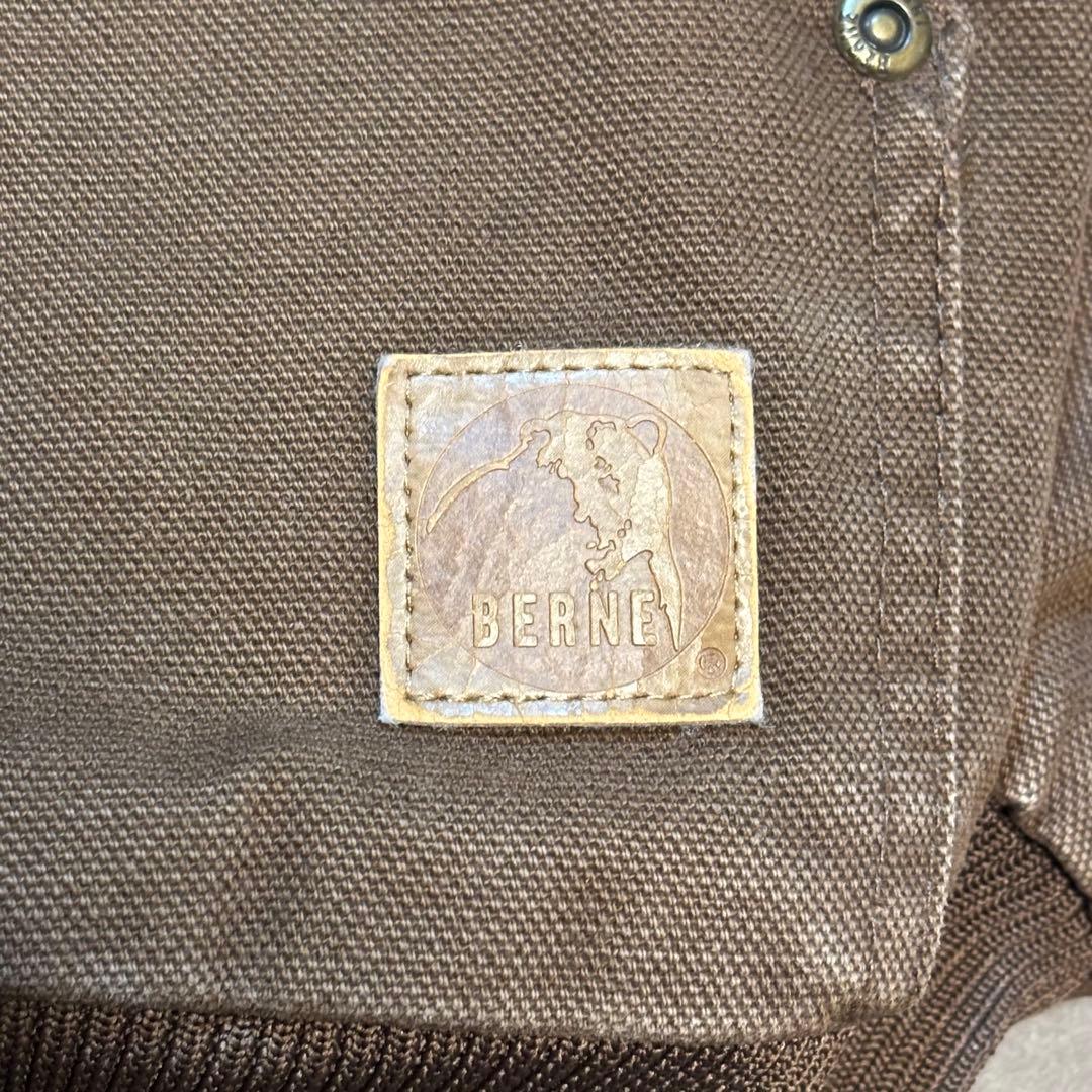 【激レア】 Berne ベルン アクティブジャケット コーンロゴ 刺繍 ダック