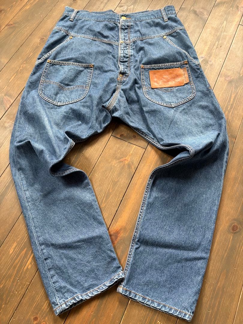 メルシーボークー Leeコラボ うしろまえデニムパンツ