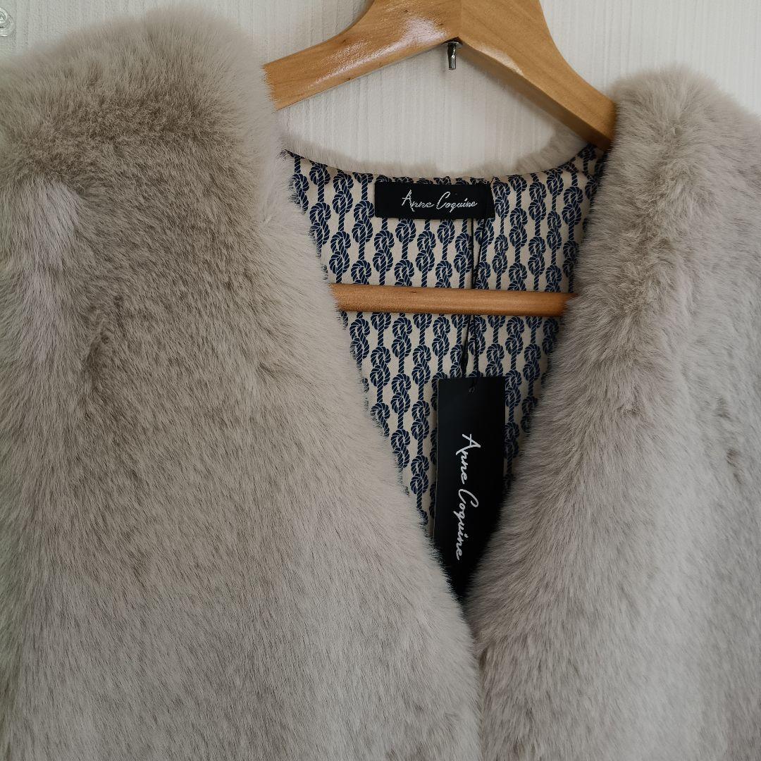 アンコキーヌ AnneCoquine　ファーベスト　新品未使用　3L F82