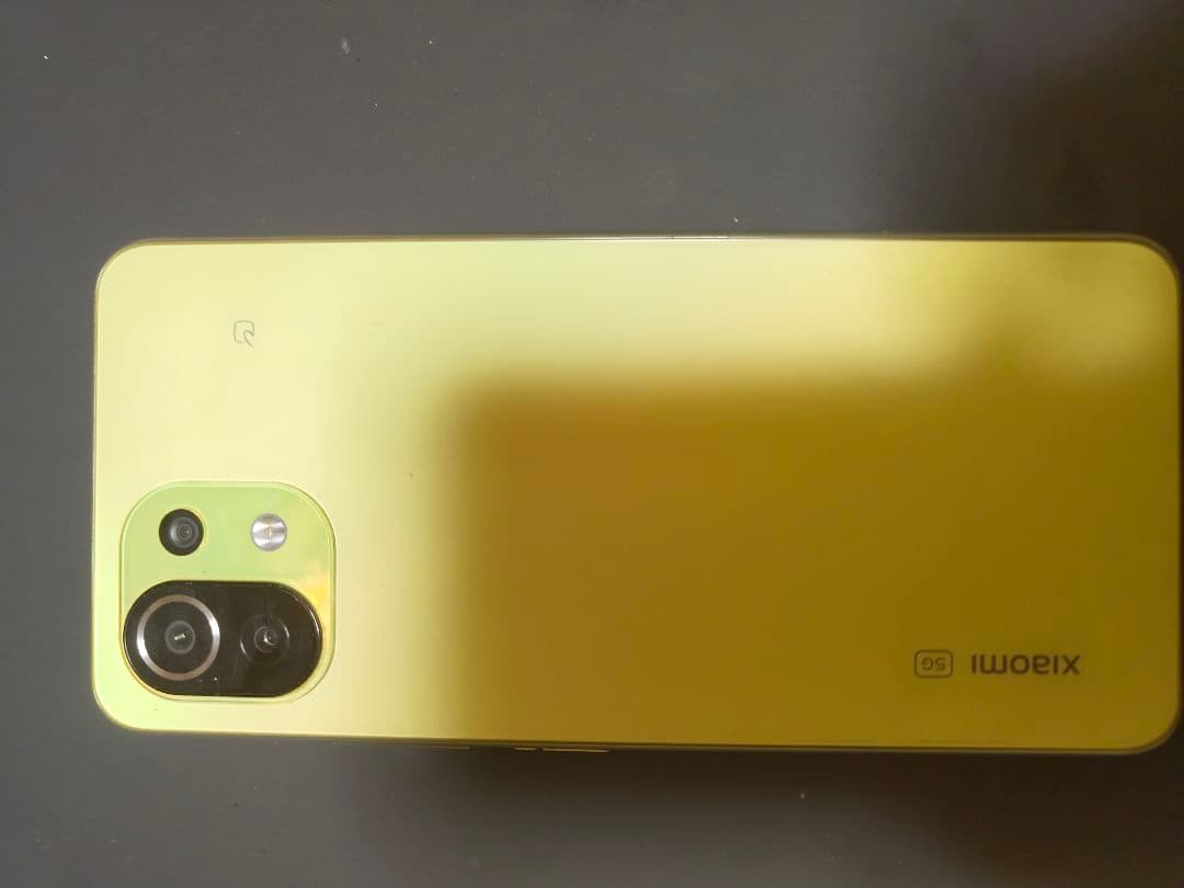 Xiaomi mi11lite5g イエロー simフリー