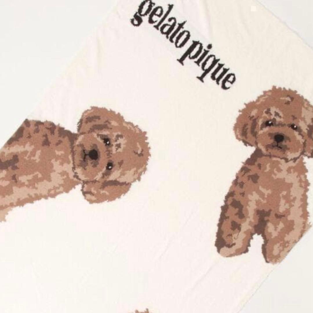 gelato pique パウダーdog ジャガード　マルチカバー　トイプードル