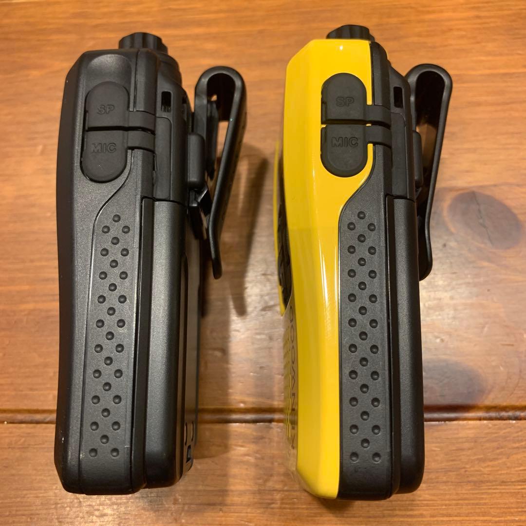 美品 KENWOOD UBZ-LS20 トランシーバー 2台セット 黒 黄色