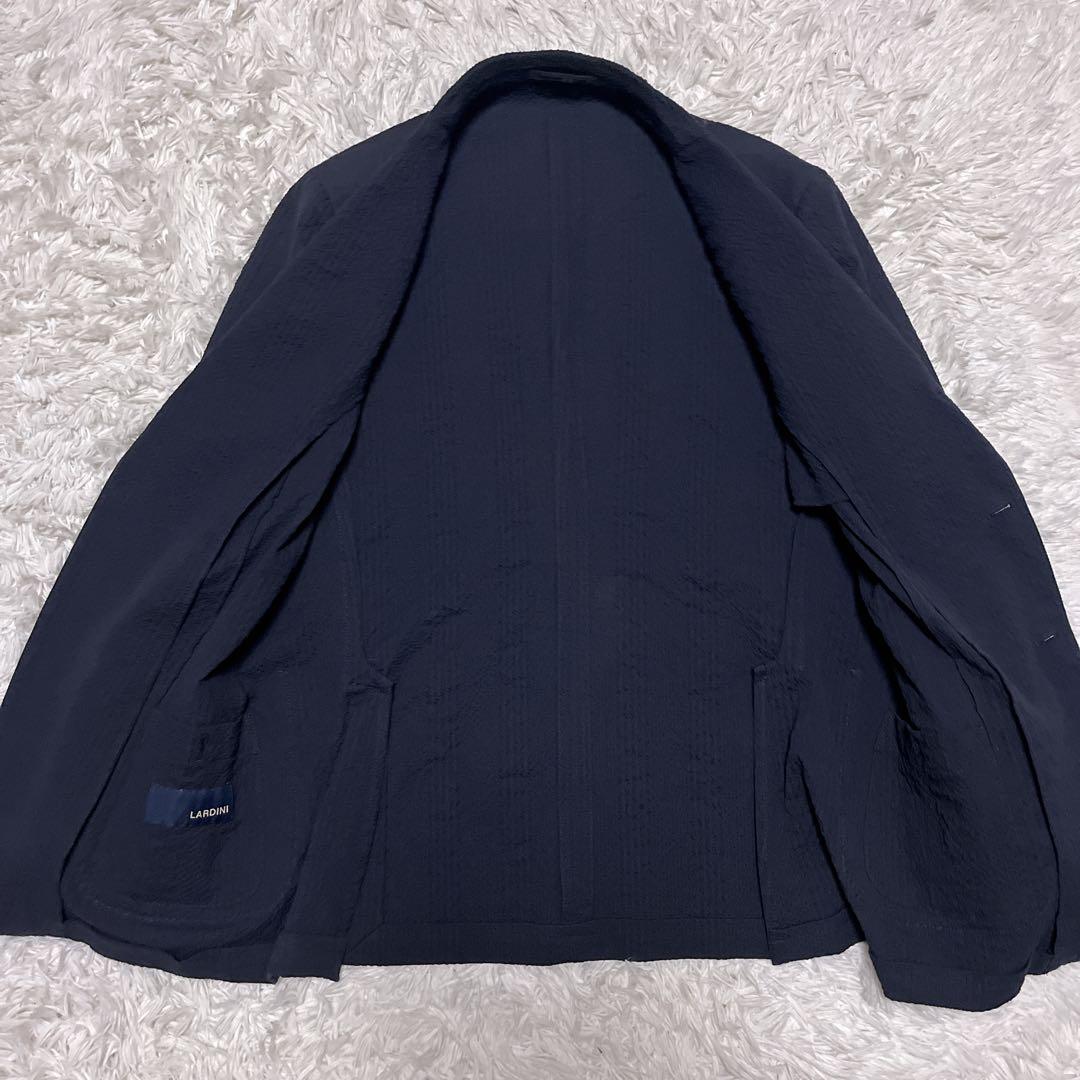 LARDINI ラルディーニ テーラードジャケット ジャガード織 ブートニエール