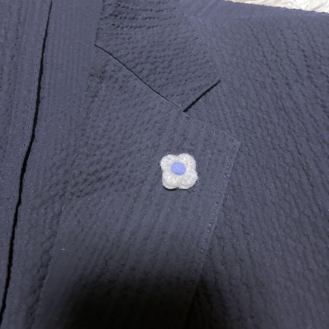 LARDINI ラルディーニ テーラードジャケット ジャガード織 ブートニエール