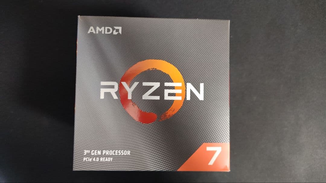 AMD Ryzen7 3700X CPUとクーラー