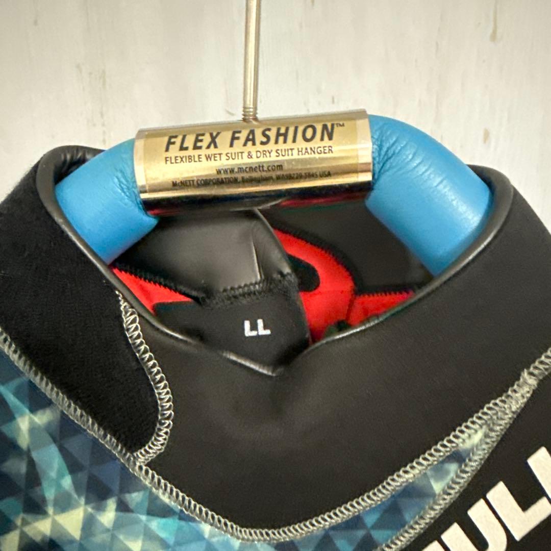 ガル/GULL/ウエットスーツ/5mm/ロングファスナー/黒/青/LL