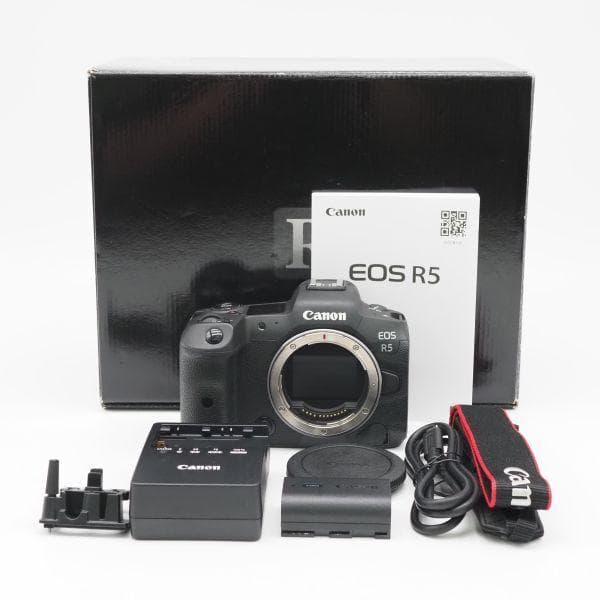 ショット数4,000以下！元箱付き！■ほぼ新品■ CANON EOS R5