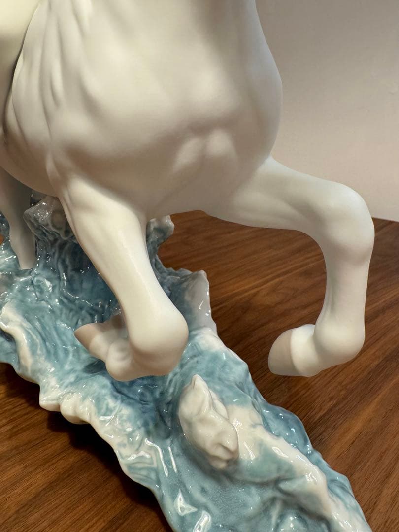 【￥349,800新品同様】リヤドロ／大型作品／海辺を駆けて／元箱付