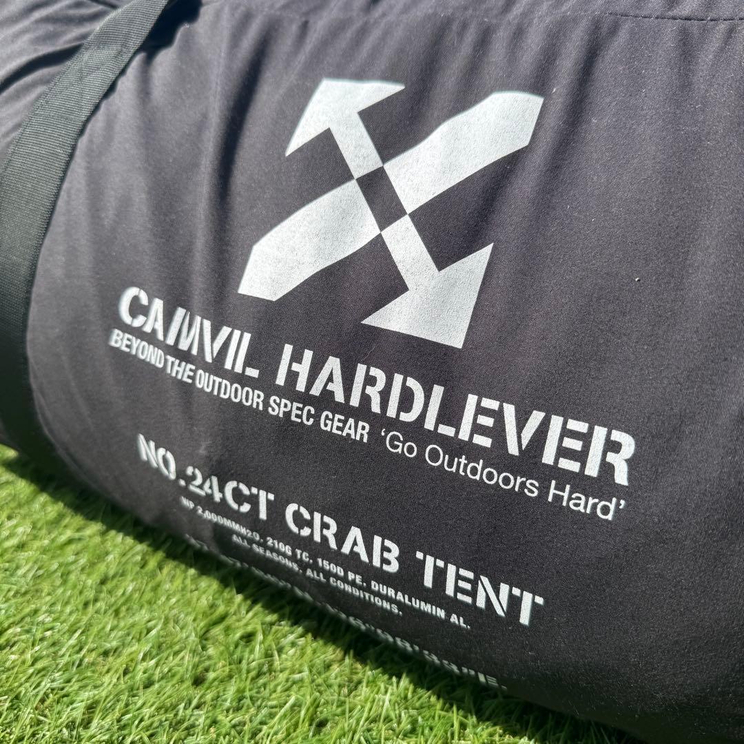 Camvil Crab 4P TCテント カニテント　ブラック TPU仕様
