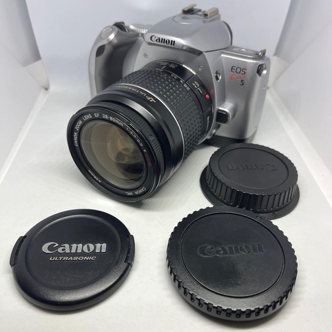 通電確認済 EOS Kiss 5 + EF28-80mm ズームレンズ付