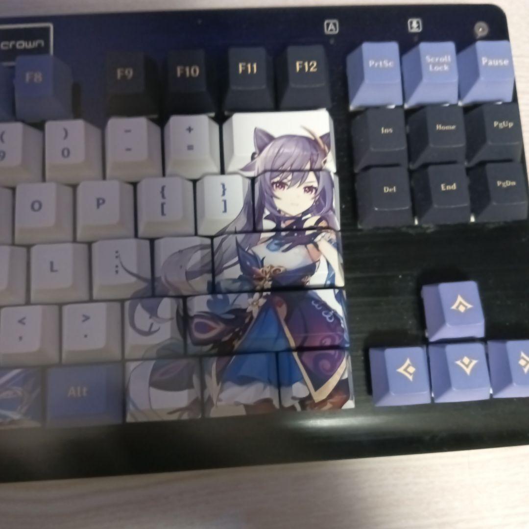 「限定品」原神 刻晴 ゲーミングキーボード