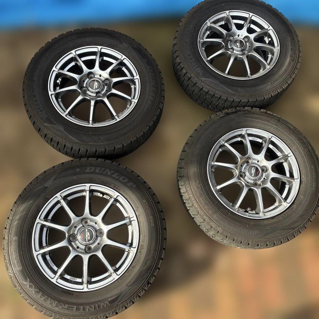 DUNLOP WINTER MAXX 14インチ タイヤ・ホイールセット