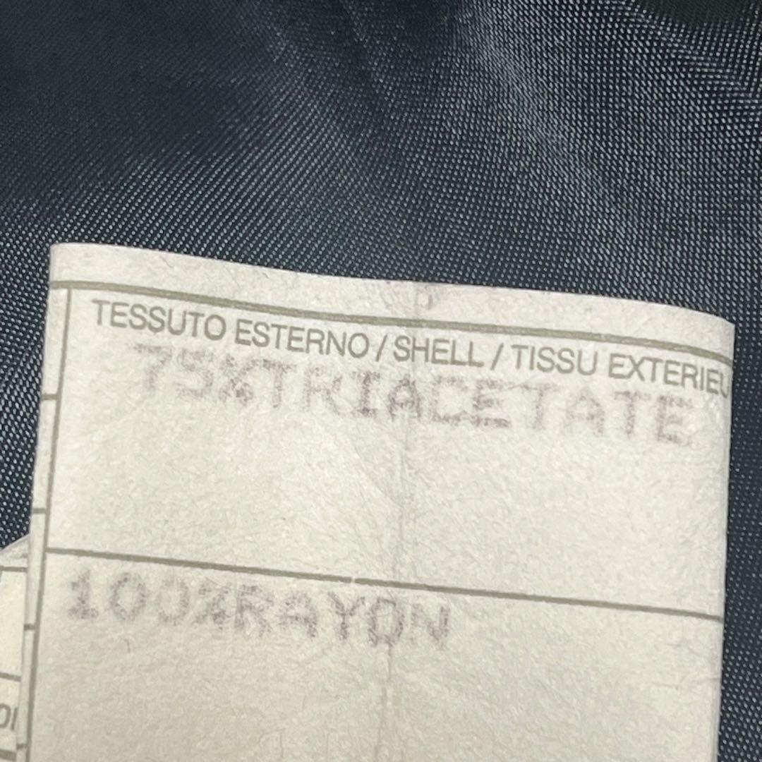 【希少デザイン　L程】ジョルジオアルマーニ　テーラードジャケット　黒タグ　黒色