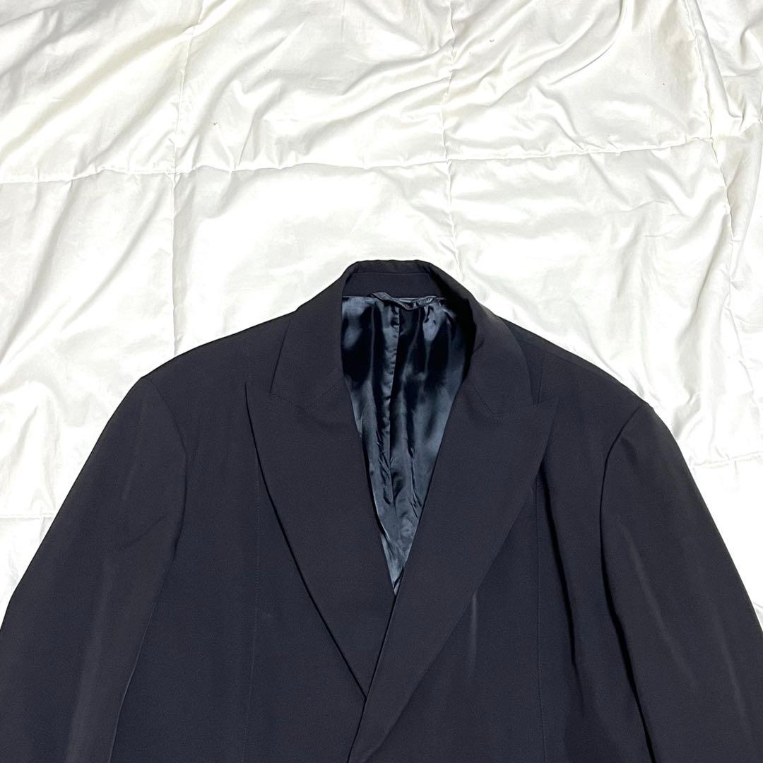 【希少デザイン　L程】ジョルジオアルマーニ　テーラードジャケット　黒タグ　黒色