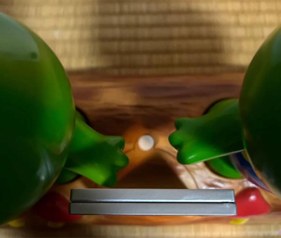 興和 ケロちゃん コロちゃん 店頭ペア蛙カウンター型 時計 カレンダー