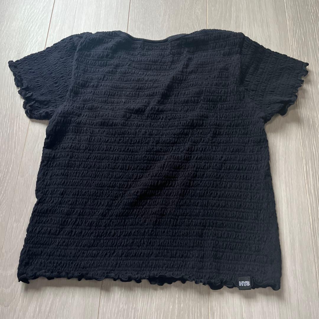 MYSTERIC 黒 プリント Tシャツ サイズフリー