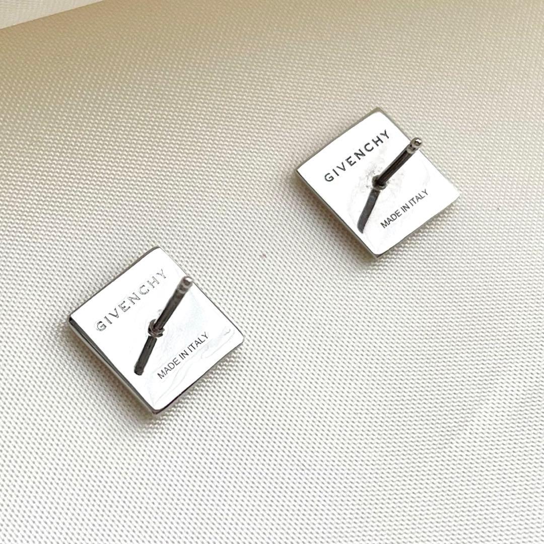 GIVENCHY ジバンシー　ロゴ　4G ピアス　シルバー　メンズ　レディース