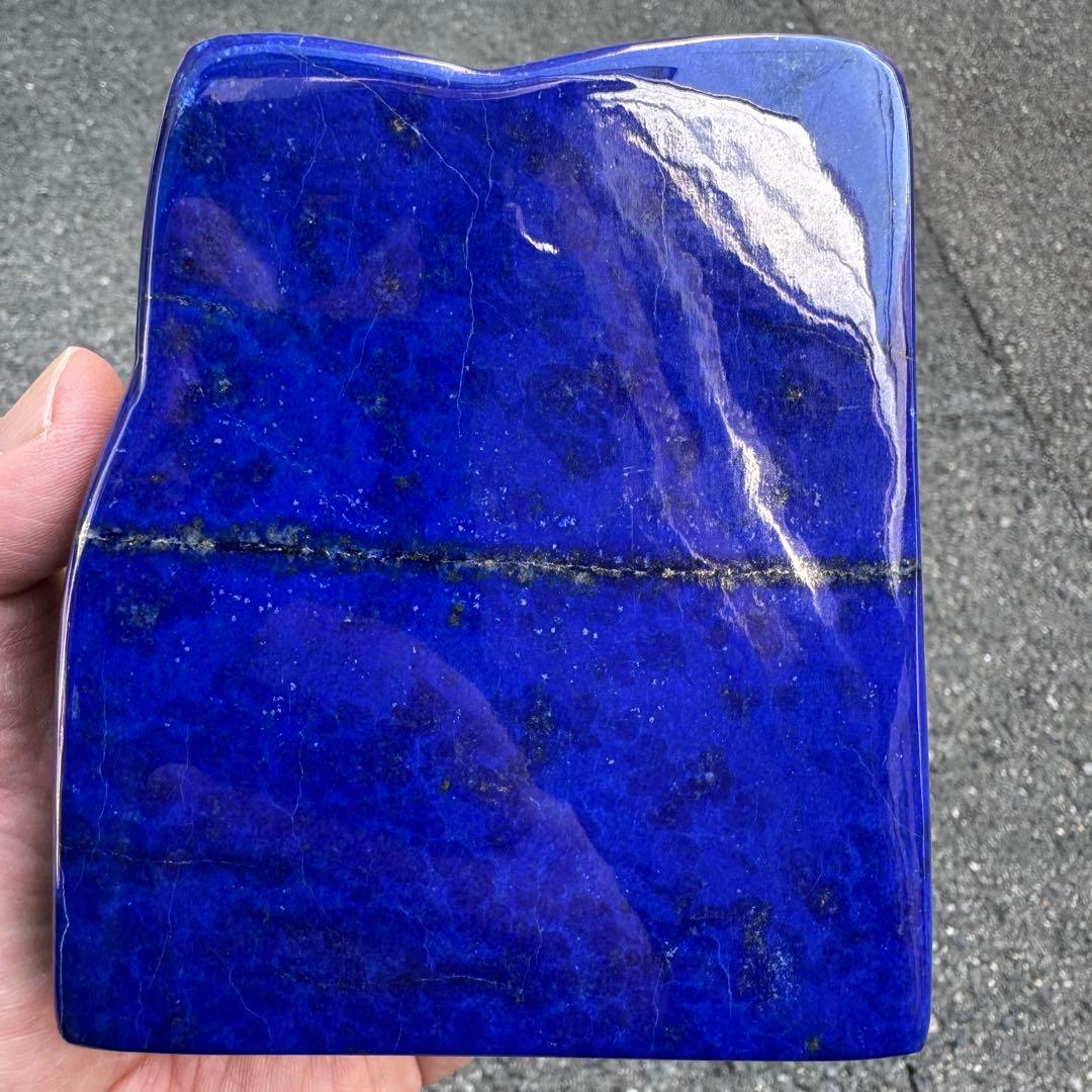 ☆ラピスラズリ☆5A☆引寄せ☆約1160g☆アフガニスタン産☆天然無着色☆磨き石