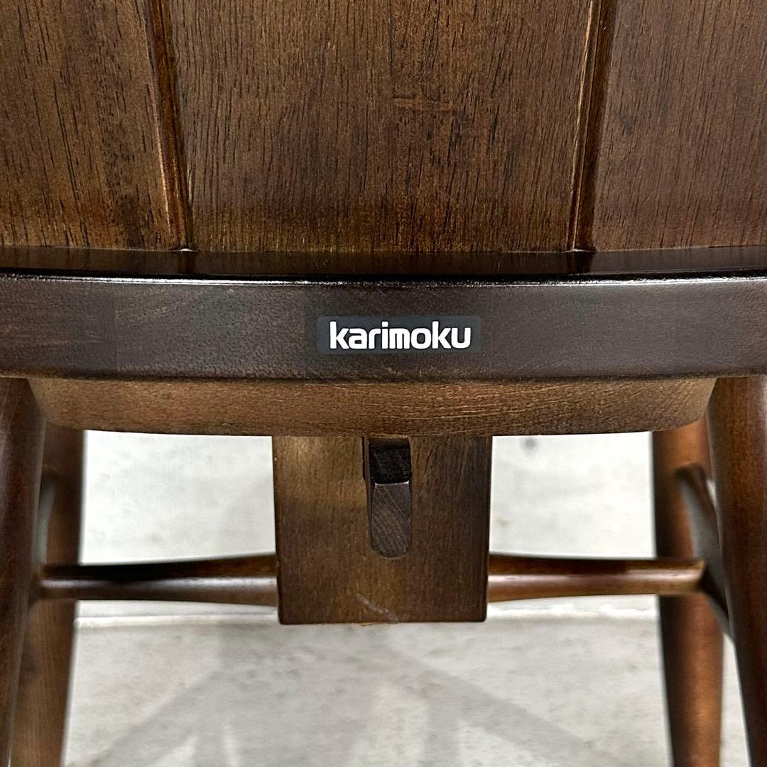 ✦karimoku✦ カリモク RUSTIC チェア／ニング 椅子／昭和レトロ