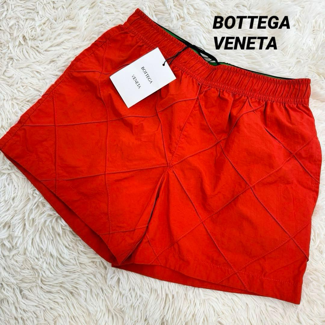 新品・タグ付き✨BOTTEGA VENETA 水着　オレンジ　保存袋付き　XS