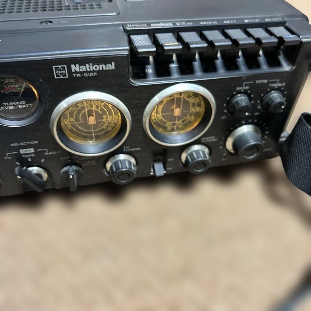 National TV付きラジカセTR−512Fジャンク品