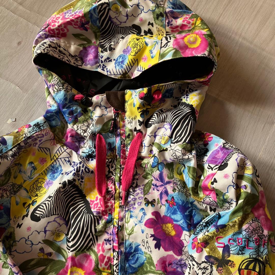 1E✨scalarスカラー✨スキーウェア 上下セット レディースM