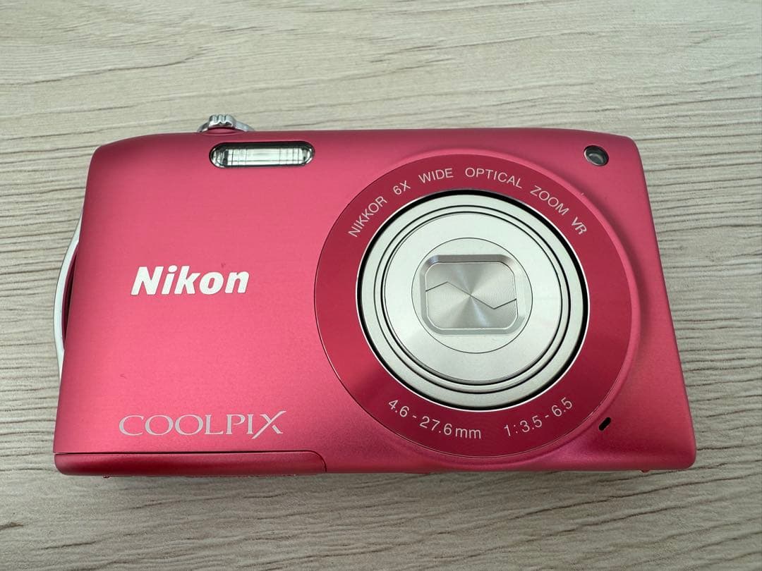 ♡【美品】Nikon COOLPIX S3300 ストロベリーピンク