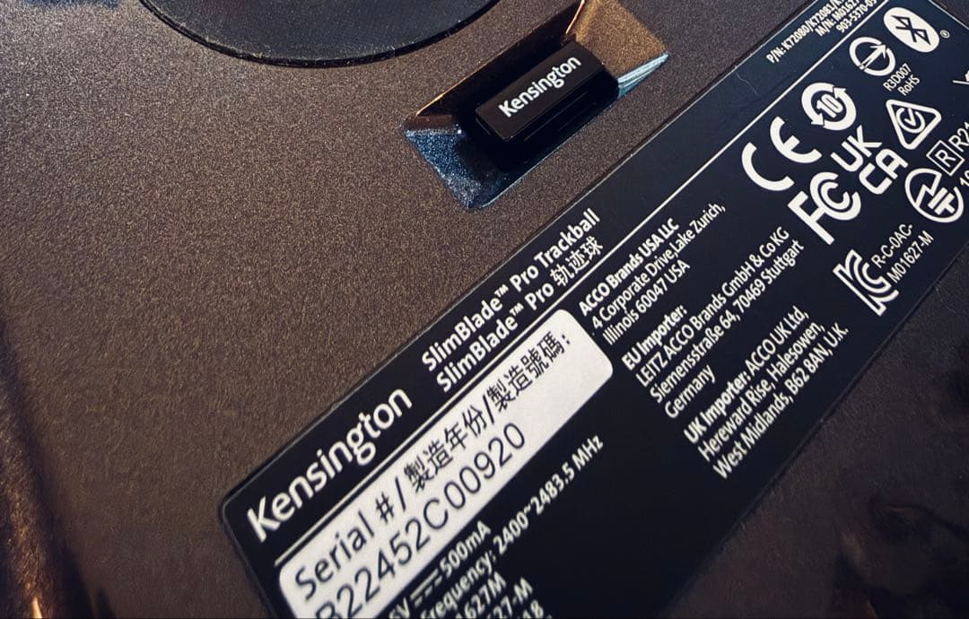 【ほぼ未使用・美品】ケンジントン Bluetooth SlimBlade Pro