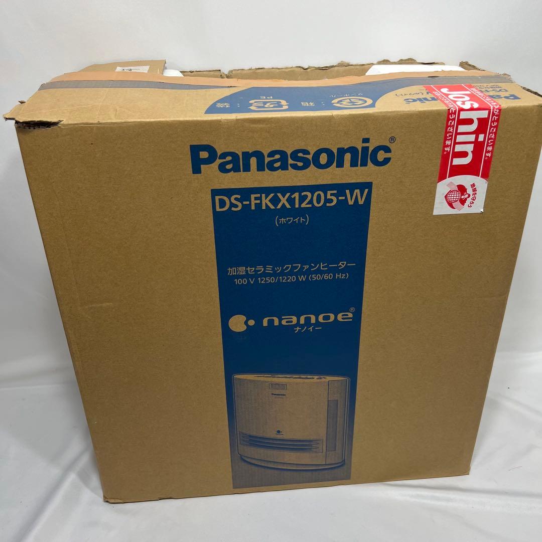 Panasonic 加湿　セラミック　ファンヒーター DS-FKX1205-W