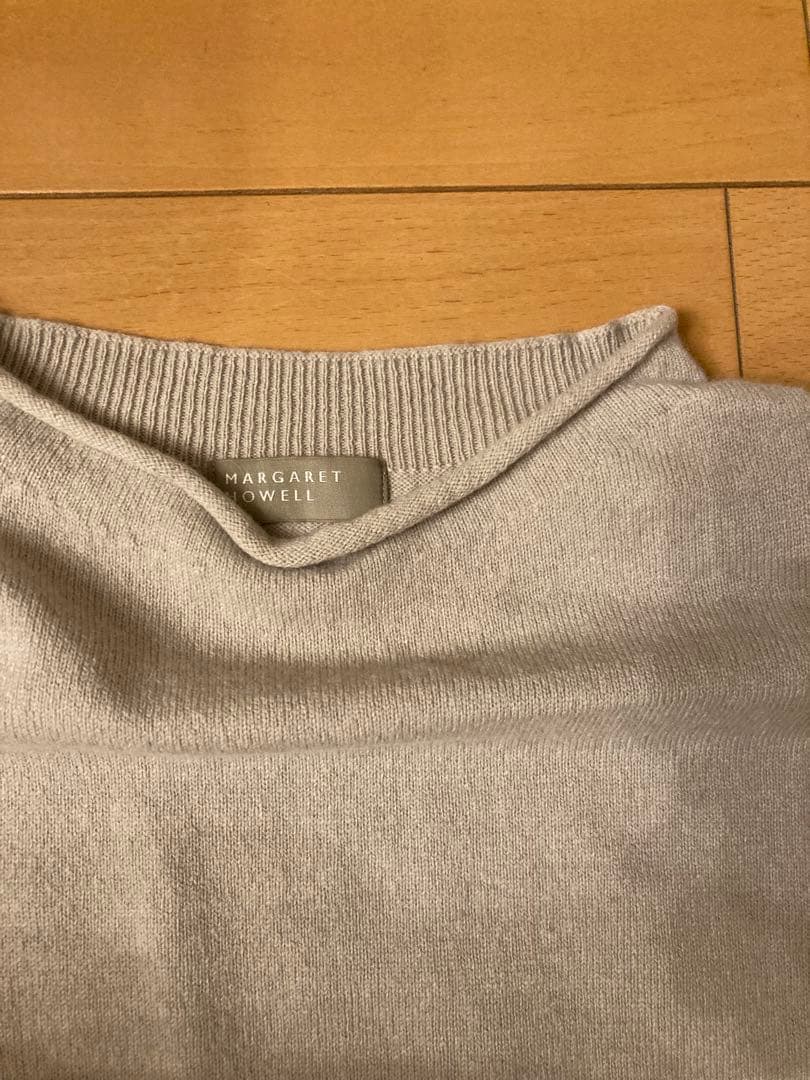 MARGARET HOWELL グレー ニットベスト