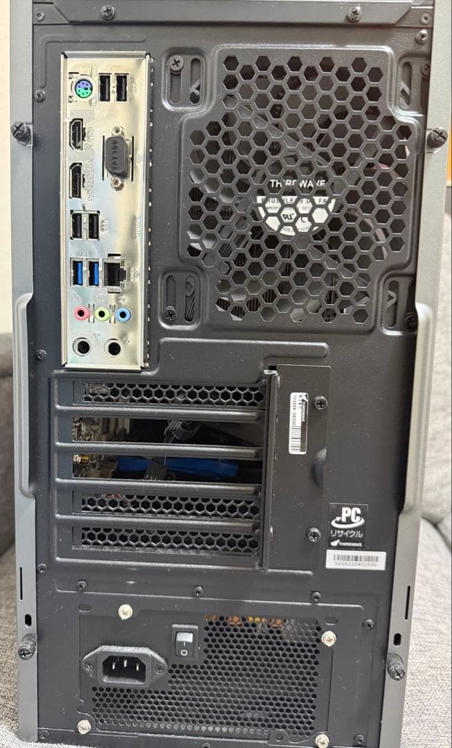 GALLERIA ケース CPU、CPUファン、マザーボード、電源付き