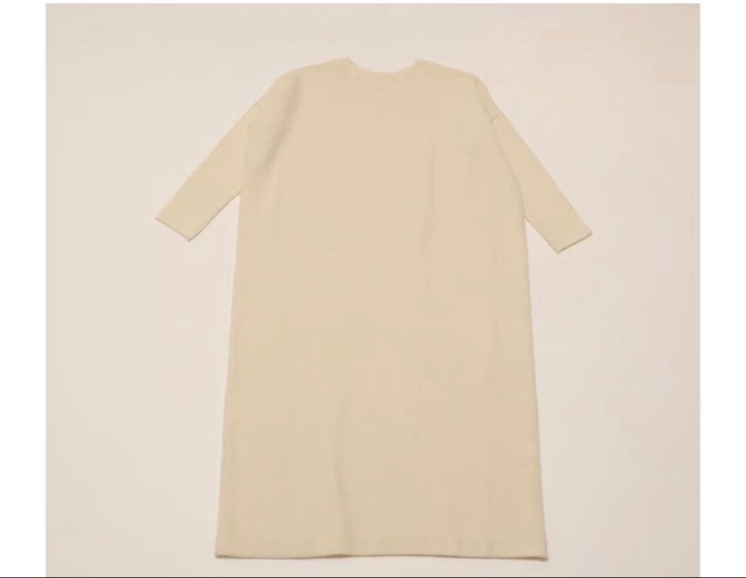 Yoli◯ヨリ◯Long knit onepiece ホワイト